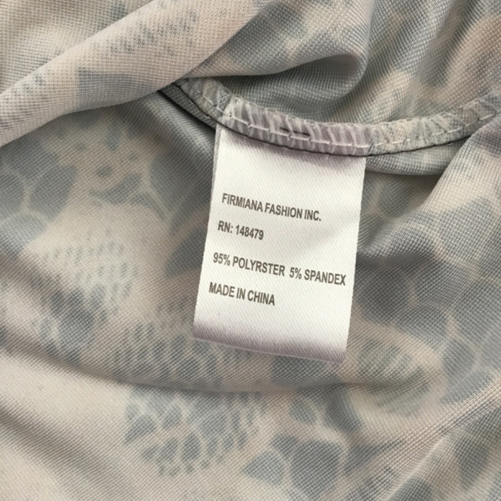 Lily by Firmiana Gray 3/4 Sleeve Tunic Sz: 1X - Picture 6 of 7